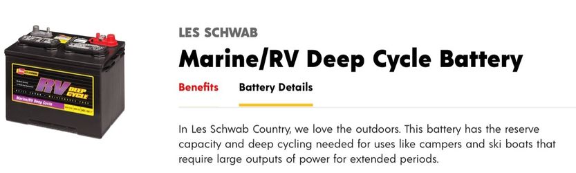 Marine/RV DEEP CYCLE BATTERY