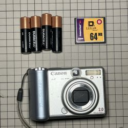 Canon Powershot A60 Digital Camera