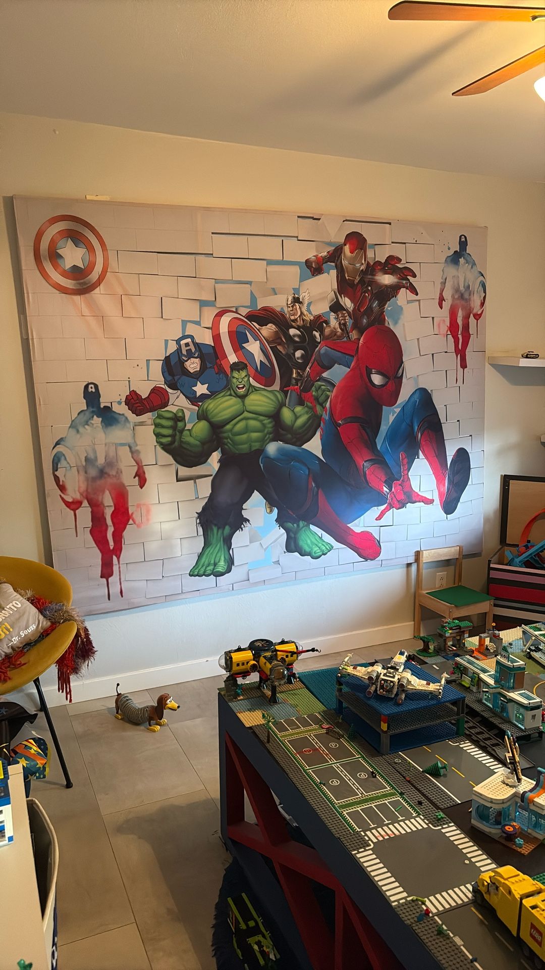 Custom Stretches Canvas - Marvel Super Heroes Wall Art