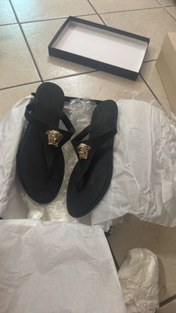 Versace flip flops