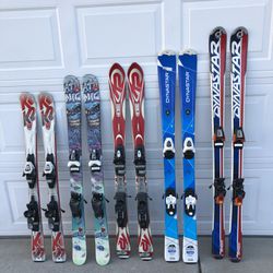 Kids Jr. Size Skis 110-140cm Atomic, K2, Dynastar Just Updated