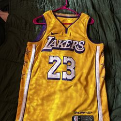 Lebron James 2019-20 Lakers City Edition Jersey Size M 44