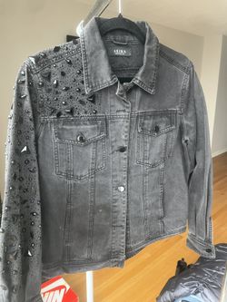 Sequined Denim Jacket