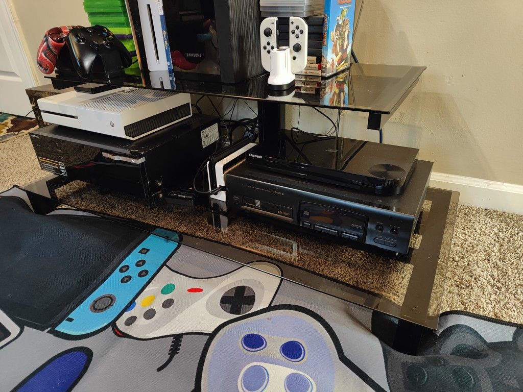 Glass TV Stand