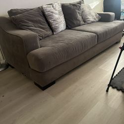 Comfy Grey Couch Great Condition 