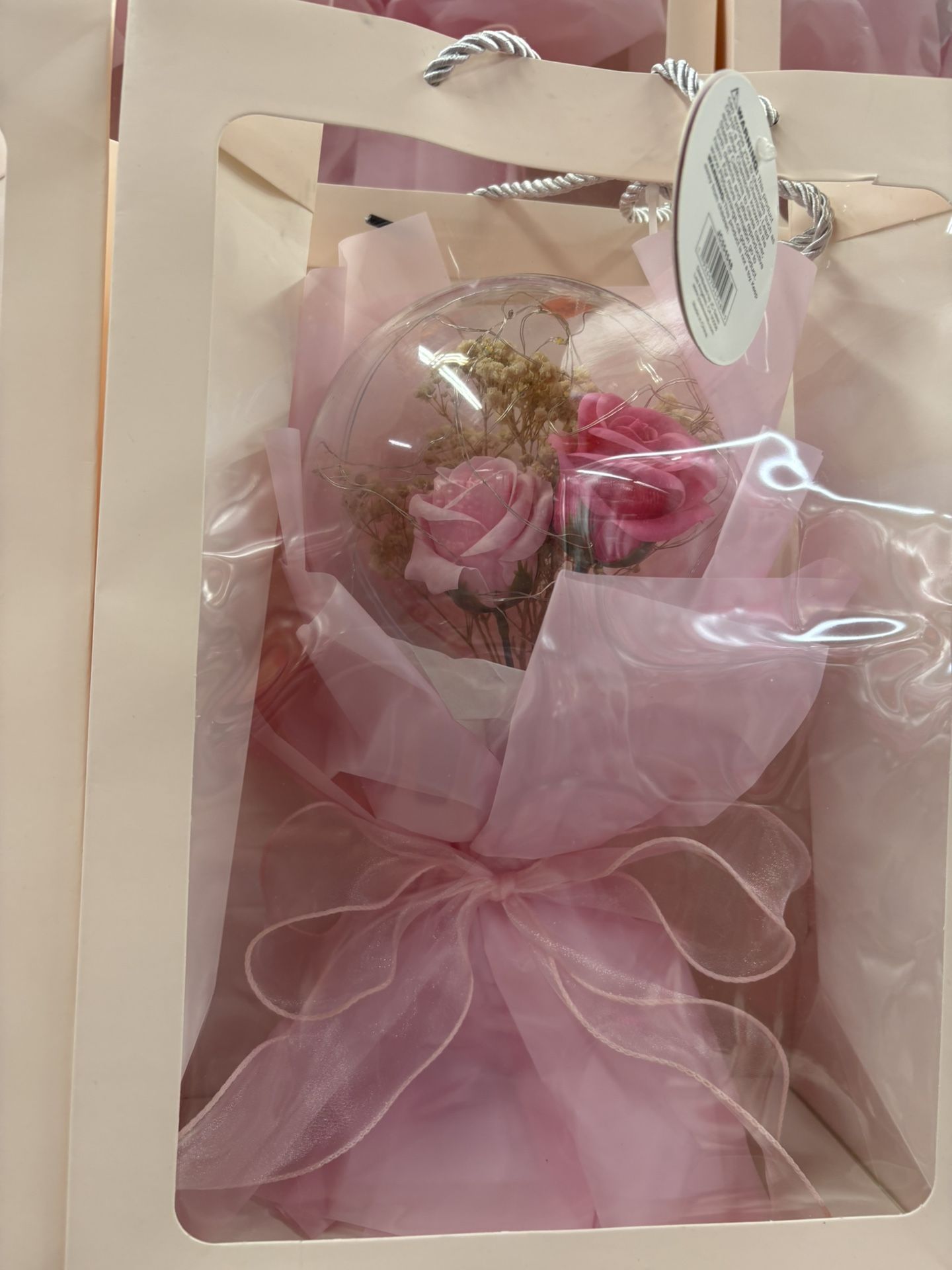 Bola De Cristal Con Flores