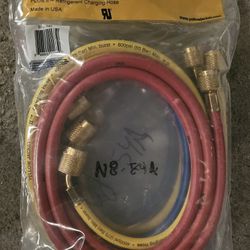Yellow Jacket PLUS II 1/4 Inch 60 Foot Hose w/ SealRight, RYB 3-Pack