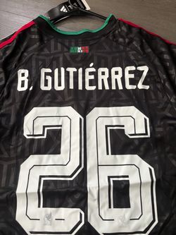 Mexico 2026 World Cup Black Jersey Brian “El Guti” Gutierrez #26