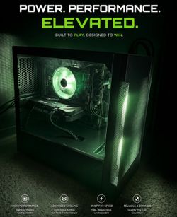 PowerSpec G250 Gaming PC Intel Core i5 14th Gen 14400F 1.8GHz Processor; NVIDIA GeForce RTX 5060 8GB
