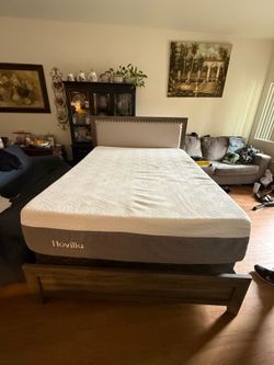 Novilla Queen size mattress and bed frame