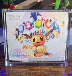 Prismatic Evolutions ETB (includes acrylic case)