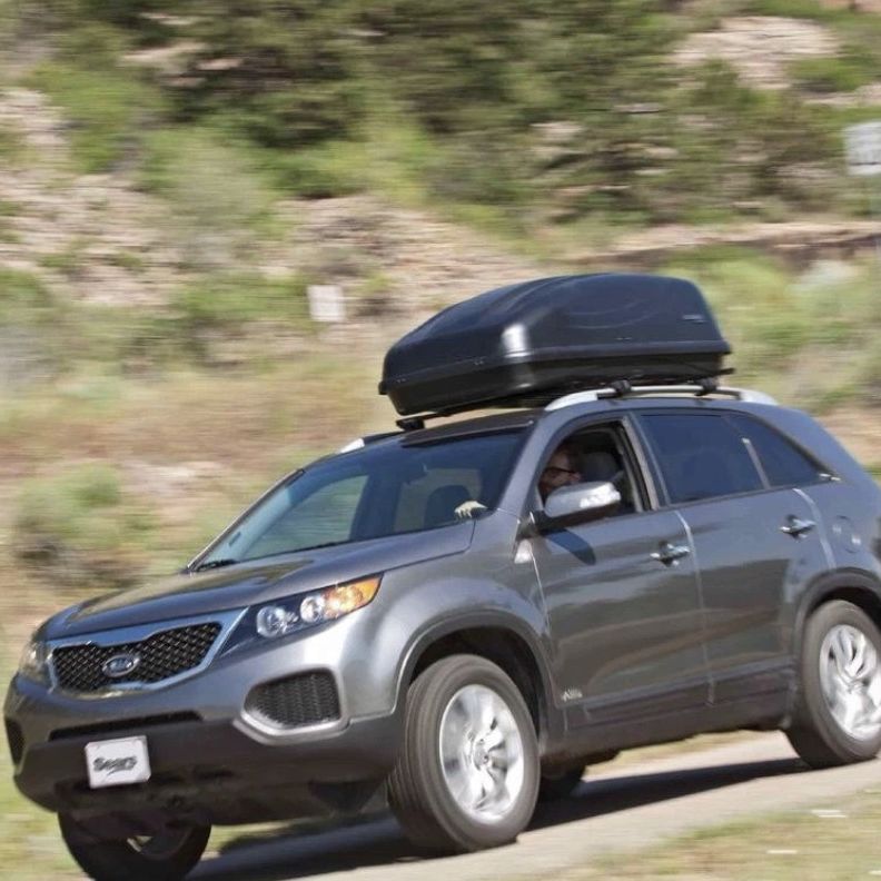 Large X-CARGO SPORT 20 Hard Overhead Auto Storage W/ Mounting Brackets & Key Included 20 Cu.Ft.