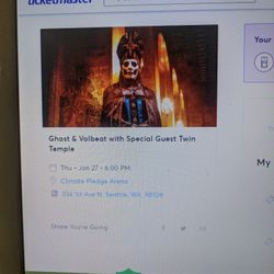 2 Tickets To Volbeat Jan 27th 2022
