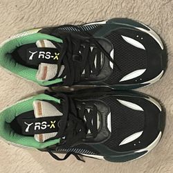  Puma RSX "toys" sneakers in black Inspired by 80s and 90s arcade games Size 7.5