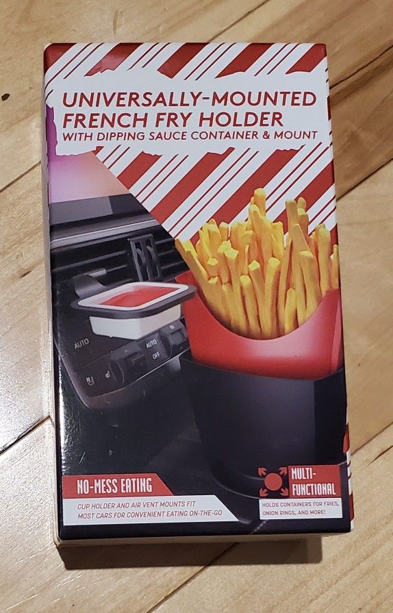 NEW Universal Car French Fry & Sauce Holders Mount