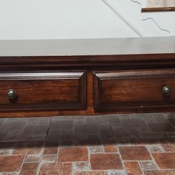 3 pieces Coffee End Table Classic Wood Coffee Table with Drawer