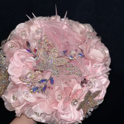 ramo de quinceañera / pink quinceañera bouquet