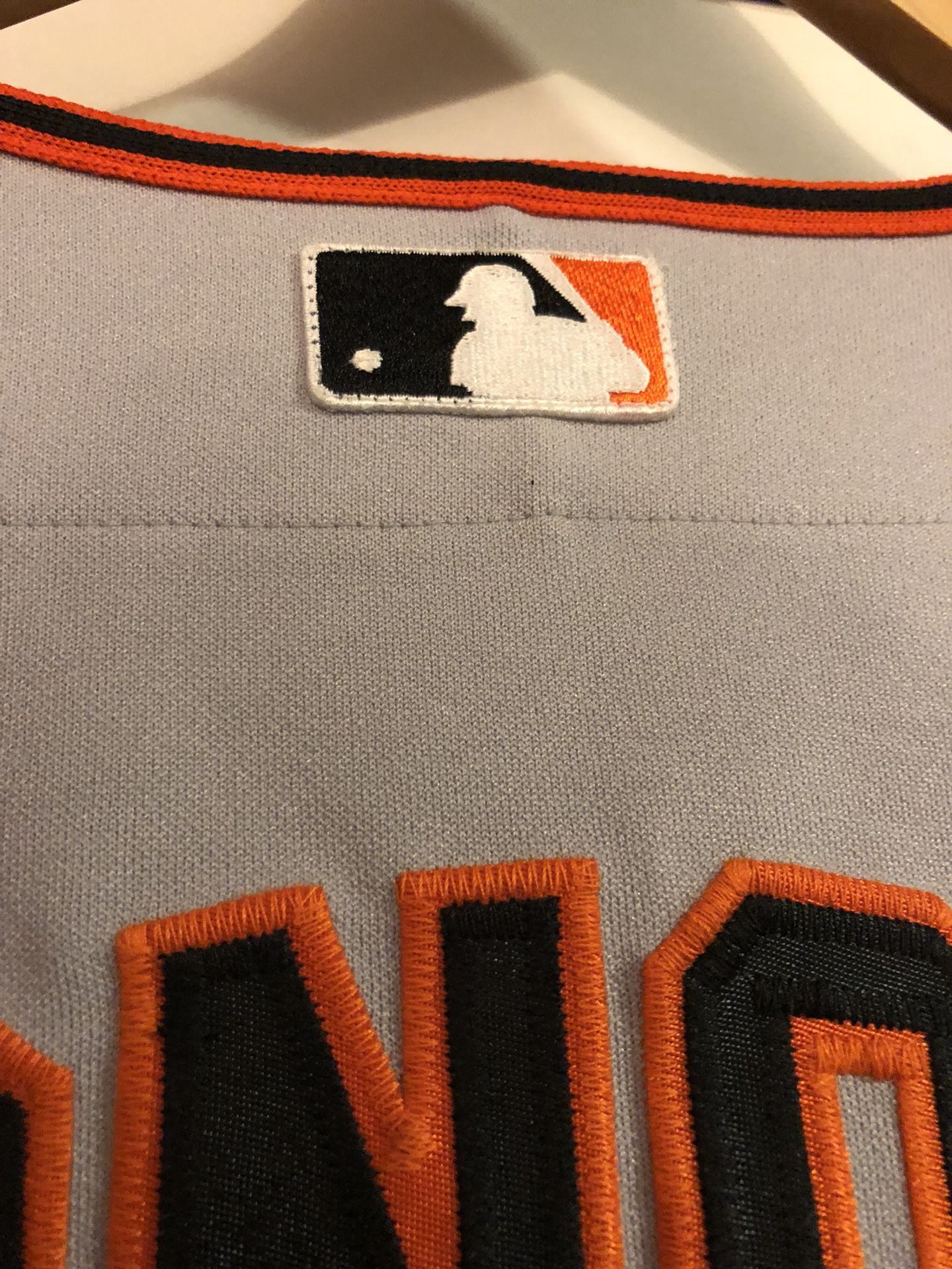 Game Used San Francisco Giants 2001-2002 Friday Night Alternate Road Jersey  (Customized to JT Snow) 