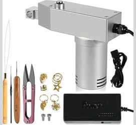 Automatic Dreadlock Machine, Electric Hair Braiding Machine, Portable Hair Braider Twister, Loc Tool Machine for Human Hair and Synthetic Hair Dreadlo