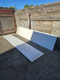 Waterproof sunproof white plastic panels