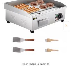 21.3 in. Commercial Electric Griddle