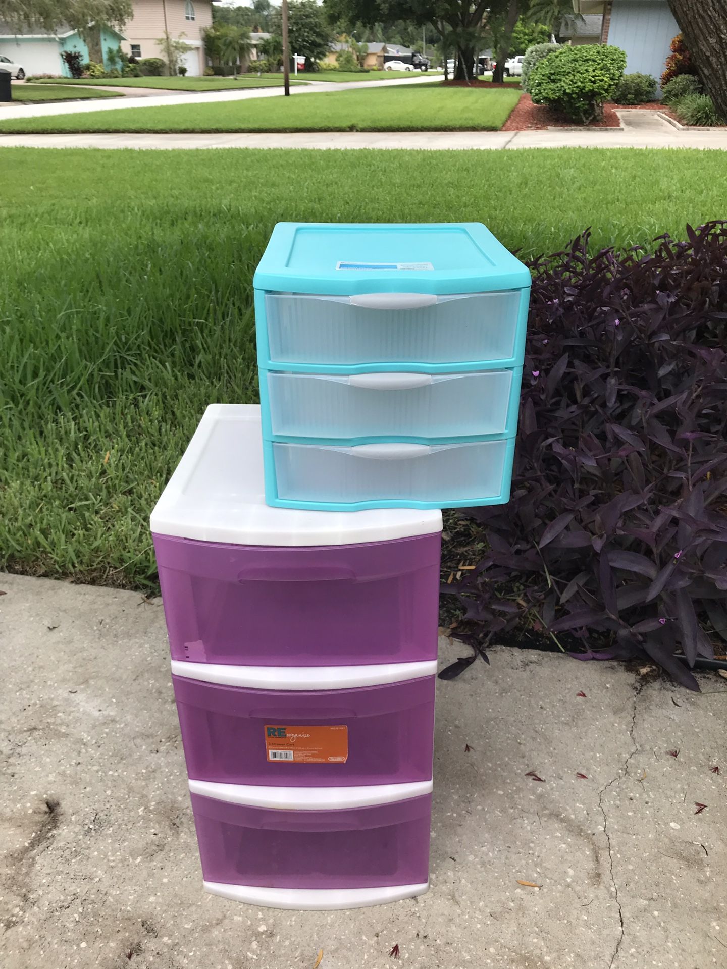 Storage container drawers - $8 large one $4 small one
