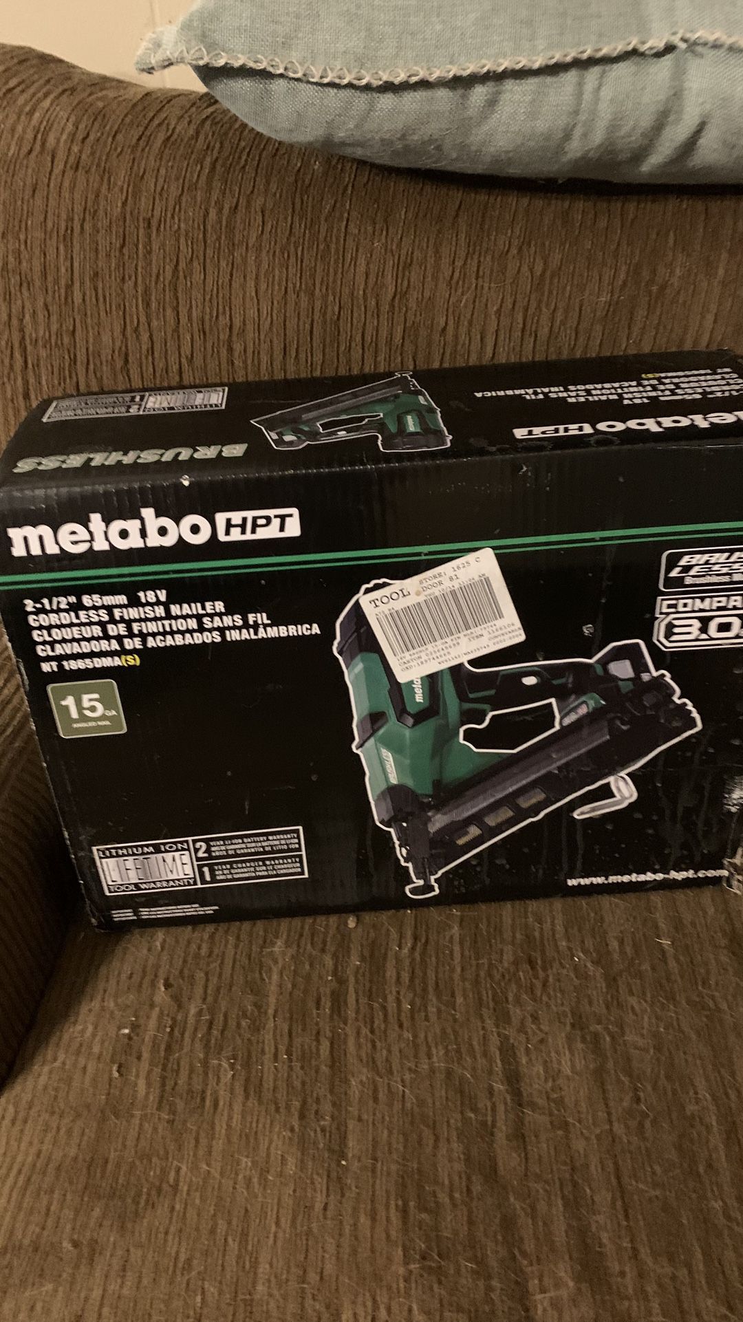 Metabo HPT Cordless Finish Nailer