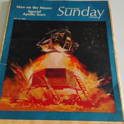 1969 Paper Man Walks On The Moon