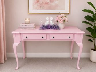 Adorable Light Pink Modern Desk