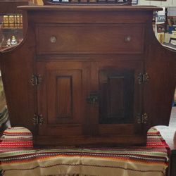 Victorian Eastake Style Cabinet Magazine Rack