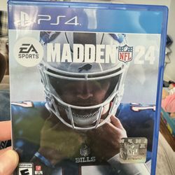 Madden 24 PS4 Game 