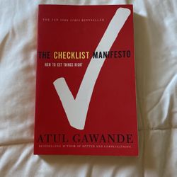 The Checklist Manifesto Paperback
