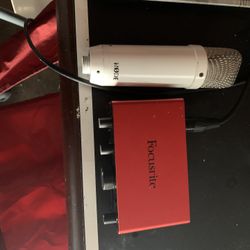 Node one And Scarlett Solo 4Th Gen Audio Interface