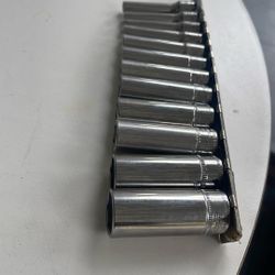 1/4 Drive  Snap On Set 5 Mm To15mm