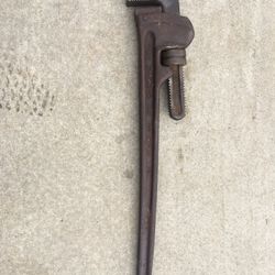24’ Ridgid Pipe Wrench U S A