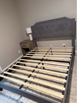 Queen Bed Frame with Headboard