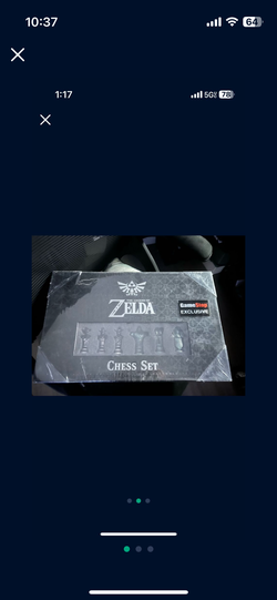 Collectible Zelda chess sealed