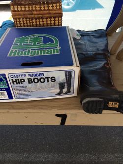 Hip boots size 10