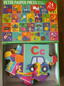Alphabet jumbo puzzle