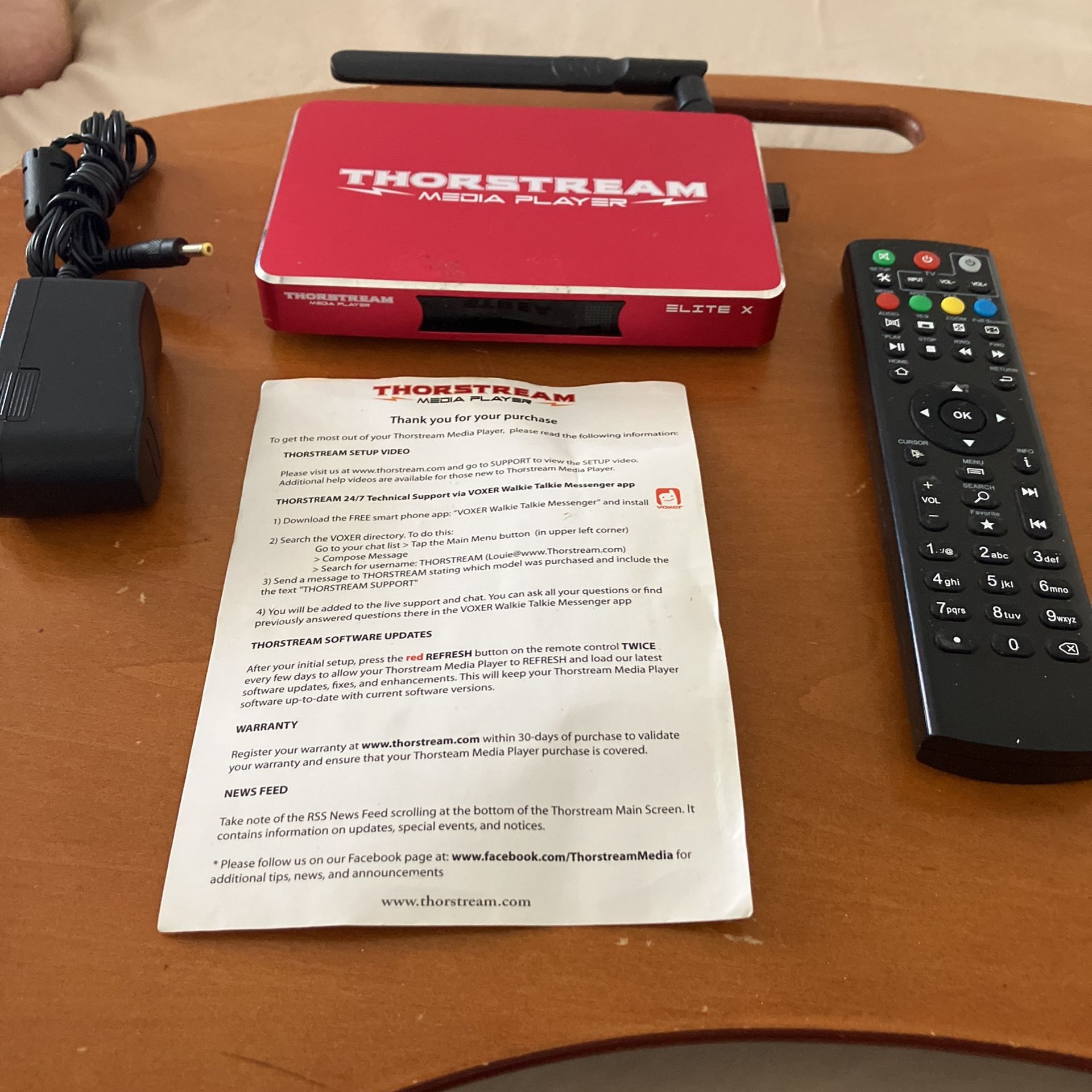 THORSTREAM (ELITE X) Media player