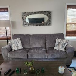 Grey 87" Sofa