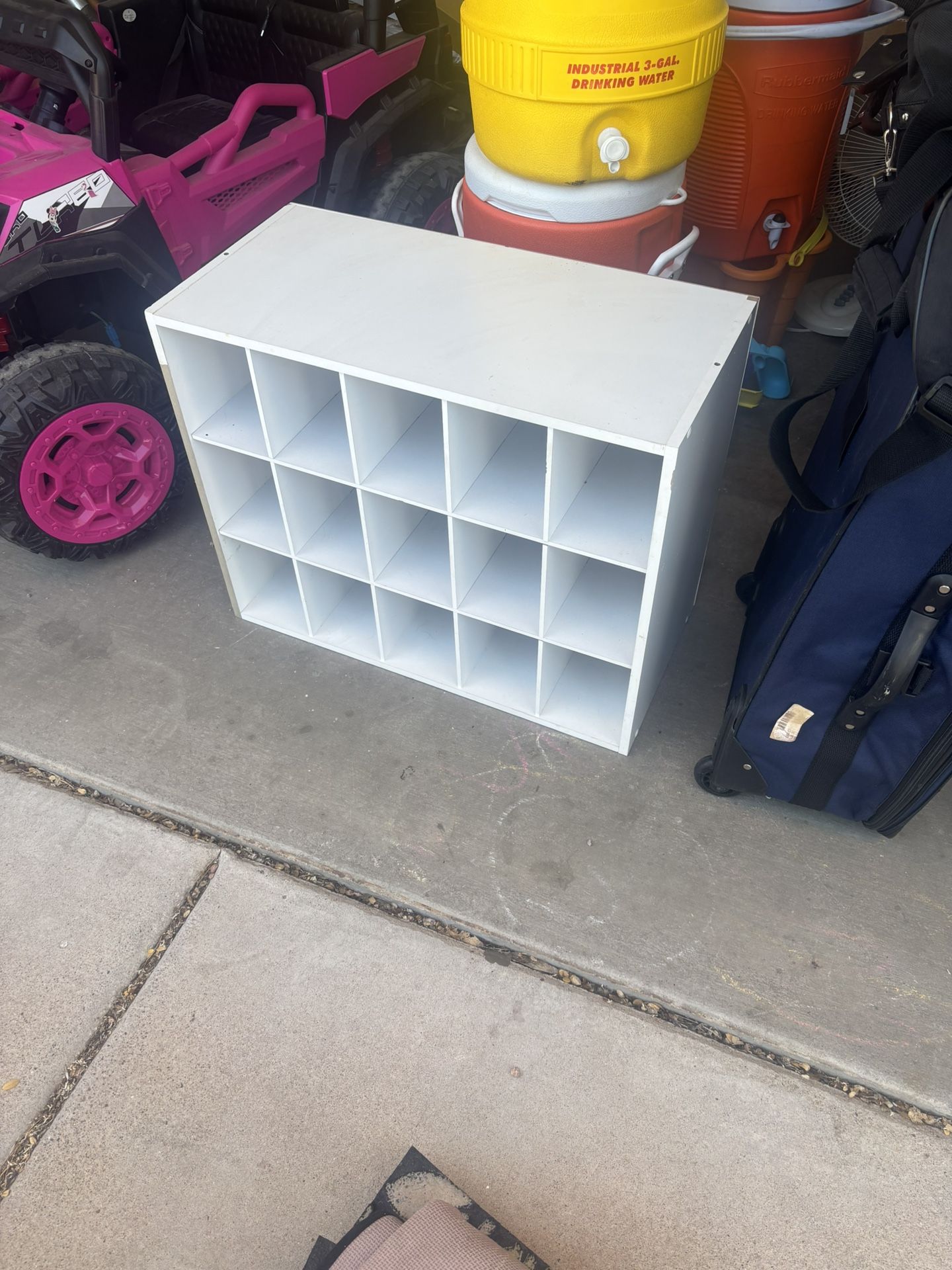 Cube Storage Crafting Shelf/Table