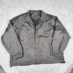 Ping Golf Jacket Men L Black Performance Dynamics Windbreaker Full Zip Pockets