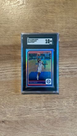 2023 Panini Hoops Tyrese Maxey #66 Silver 76/199 SGC10
