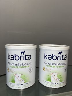 KABRITA GOAT milk-based Toddler Formula 12-24months 14oz each can (2 cans) NEW- SEALED