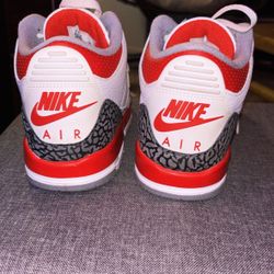 Jordan Retro 3 Fire Red 6.5