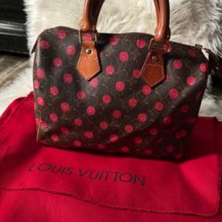 Authentic Louis Vuitton Speedy 25Cherry Monogram Murakami
