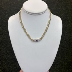 10kt Monaco Choker 16”
