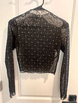 Women’s sheer crop top