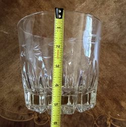 Vintage Princess House Heritage "Windflower" Cut Glass Ice Bucket 1980s